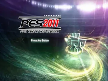 PES 2011 - Pro Evolution Soccer screen shot title